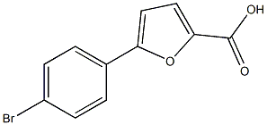 5-(4-溴苯基)-2-糠酸结构式