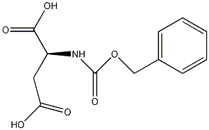 N-苄氧羰基-L-天冬氨酸结构式