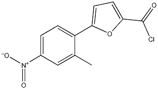 5-(2-甲基-4-硝基苯基)呋喃-2-碳酰氯结构式