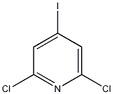 2,6-二氯-4-碘吡啶结构式