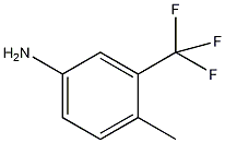 4-甲基-3-(三氟甲基)苯胺结构式