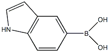 5-吲哚基硼酸结构式