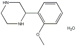 2-(2-甲氧苯基)哌嗪一水结构式