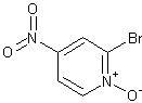 2-溴-4-硝基吡啶氧化物结构式
