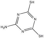 2-氨基-1,3,5-三嗪-4,6-二硫醇结构式