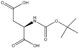 BOC-D-天门冬氨酸结构式