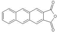 2,3-蒽二羧酸酐结构式