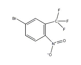 5-溴-2-硝基三氟甲苯结构式