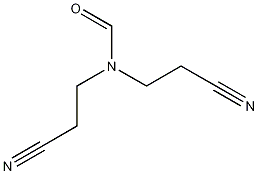 N,N-双(2-氰乙基)甲酰胺结构式