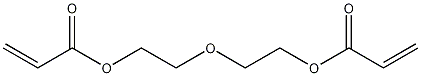 2-丙烯酸氧代二-2,1-亚乙酯结构式