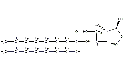 山梨糖醇酐单棕榈酸酯结构式