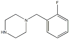 1-(2-氟苯甲基)哌嗪结构式