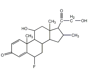 氟可龙结构式
