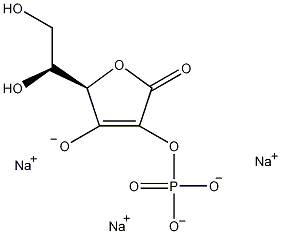 抗坏血酸2-磷酸三钠盐结构式