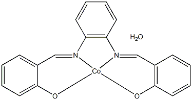 N,N'-二(亚水杨基)-1,2-苯二氨基钴(II)一水结构式