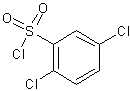 2,5-二氯苯磺酰氯结构式