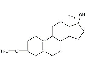 三甲氧基-2,5(10)-二烯-17β-醇结构式