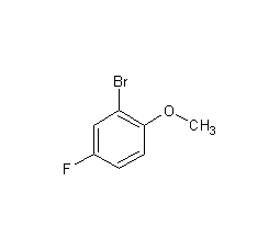 2-溴-4-氟苯甲醚结构式