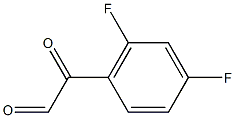 2,4-二氟苯基乙二醛水合物结构式