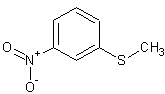 3-硝基茴香硫醚结构式