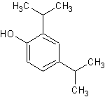 2,4-二异丙基苯酚结构式