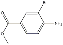 4-氨基-3-溴苯甲酸甲酯结构式