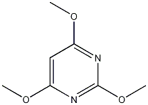 2,4,6-三甲氧基嘧啶结构式