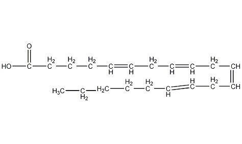 花生四烯酸结构式