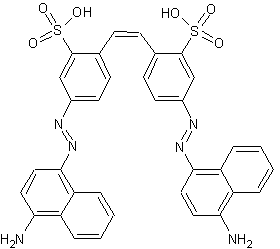 4,4'-Bis(4-amino-1-naphtylazo)-2,2'-stilbenedisulfonic Acid