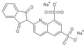 酸性黄3结构式
