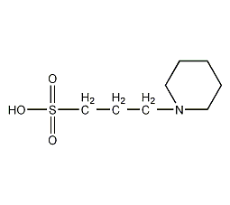 1-哌啶丙磺酸结构式