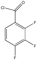 2,3,4-三氟苯甲酰氯结构式