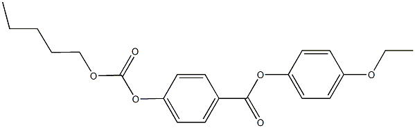 4-(4-乙氧基苯氧基羰基)苯基碳酸戊酯结构式