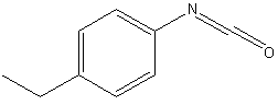 4－乙基苯基异氰酸酯结构式
