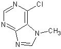 6-氯-7-甲基嘌呤结构式