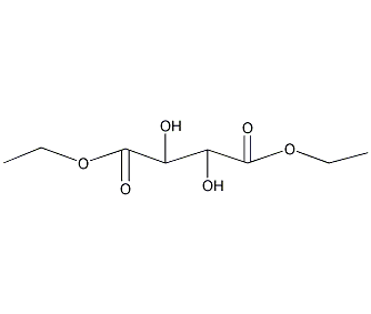 D-(-)-酒石酸二乙酯结构式