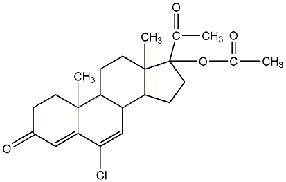氯地孕酮结构式