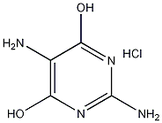2,5-二氨基-4,6-二羟基嘧啶盐酸盐结构式