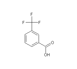 间三氟甲基苯甲酸结构式