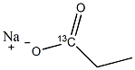 丙酸钠-1-13C结构式