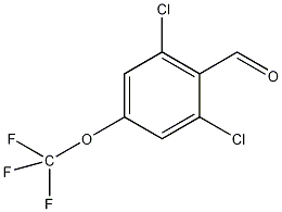 2,6-二氯-4-(三氟甲氧基)苯甲醛结构式