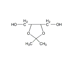 (+)-2,3-O-异亚丙基-L-苏醇结构式