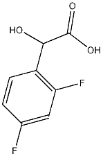 2,4-二氟苯乙醇酸结构式