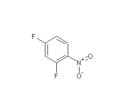 2,4-二氟-1-硝基苯结构式