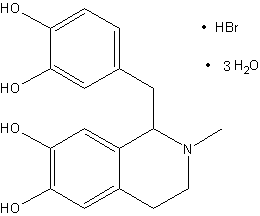 DL-氢溴酸劳丹素结构式