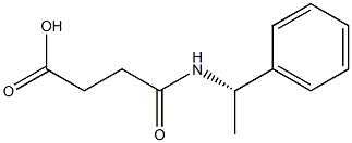 S(-)-N-(1-苯乙基)琥珀酰胺酸结构式