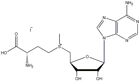 S-腺苷基-L-蛋氨碘盐结构式