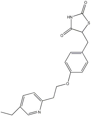 吡格列酮结构式