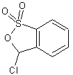 3-氯-3H-2,1-苯并恶-1,1-二氧化物结构式