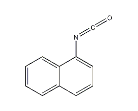 1-萘异氰酸酯结构式